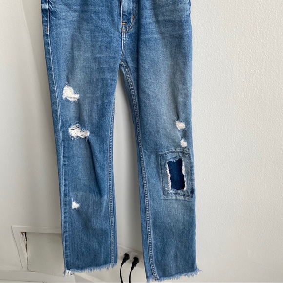 Derek Lam High Waist Straight Jeans 24 - Picture 3 of 9